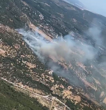 izmirde orman yanginina havadan ve karadan mudahale 0 d1J4ZXqe