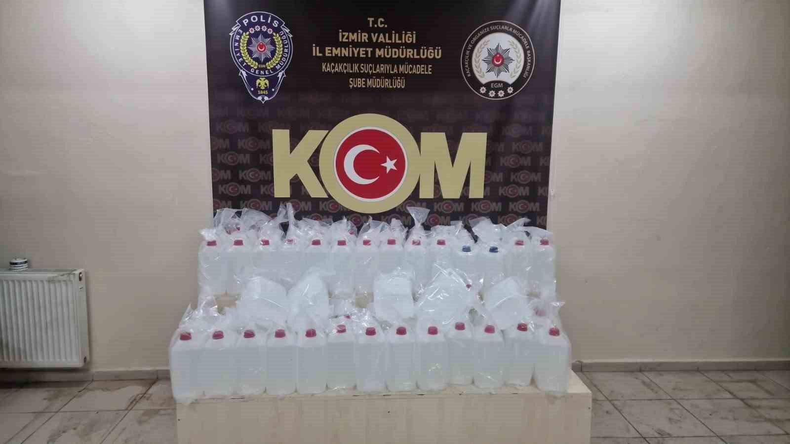 izmirde sahte icki operasyonu 2 tutuklama 1