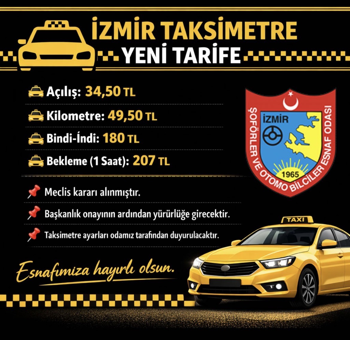 izmirde taksilerin indi bindi ucreti 180 lira oldu 0 geRdFL1N