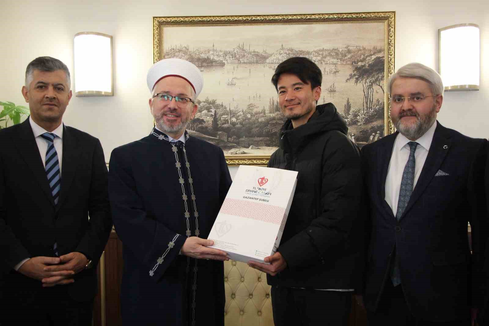 japon gezgin gaziantepte musluman oldu 0