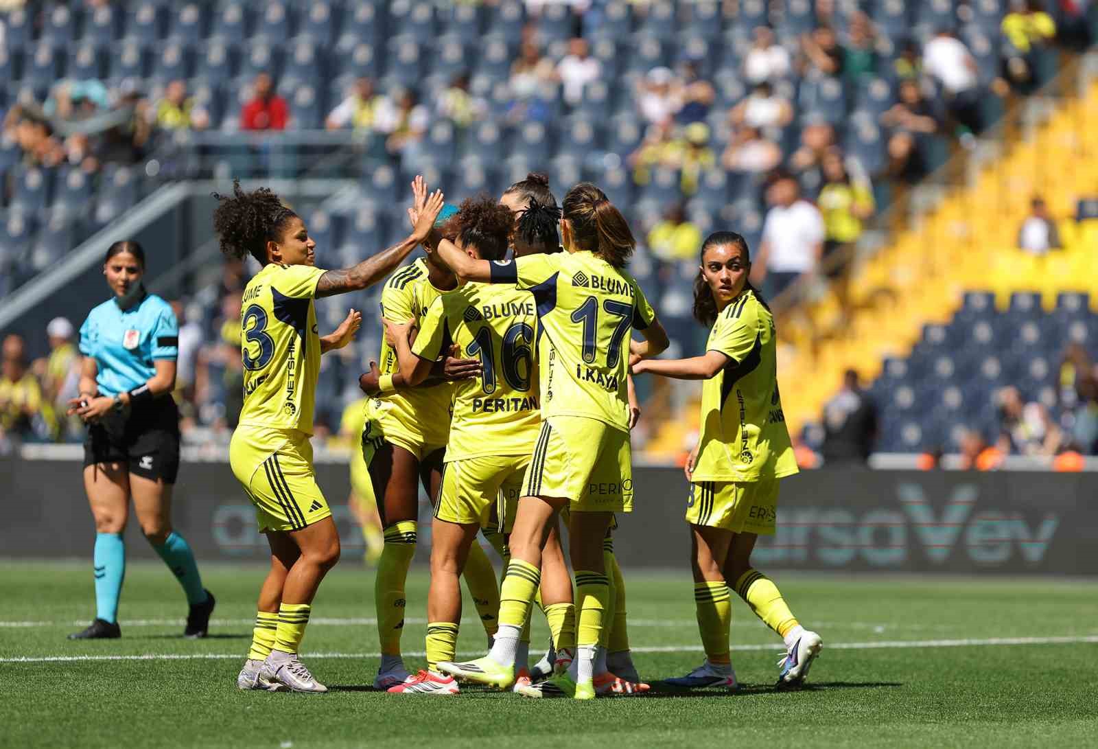 kadin futbol super liginde sampiyon olan fenerbahce unyeyi 8 0 yendi 2