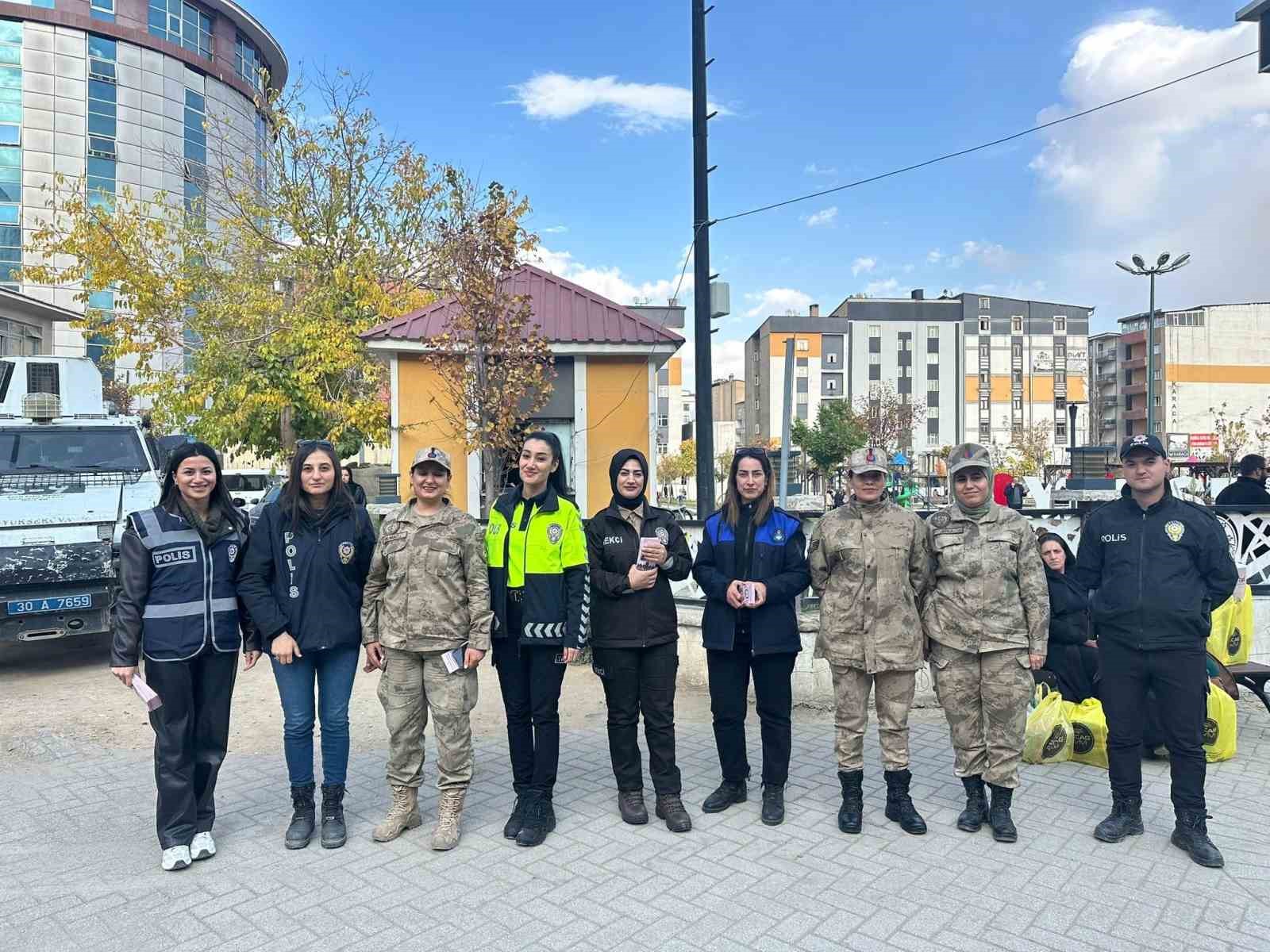 kadin kolluk gucleri alana indi yuksekovada polis jandarma bekci ve zabitadan kadina yonelik siddetle lhMysVIv