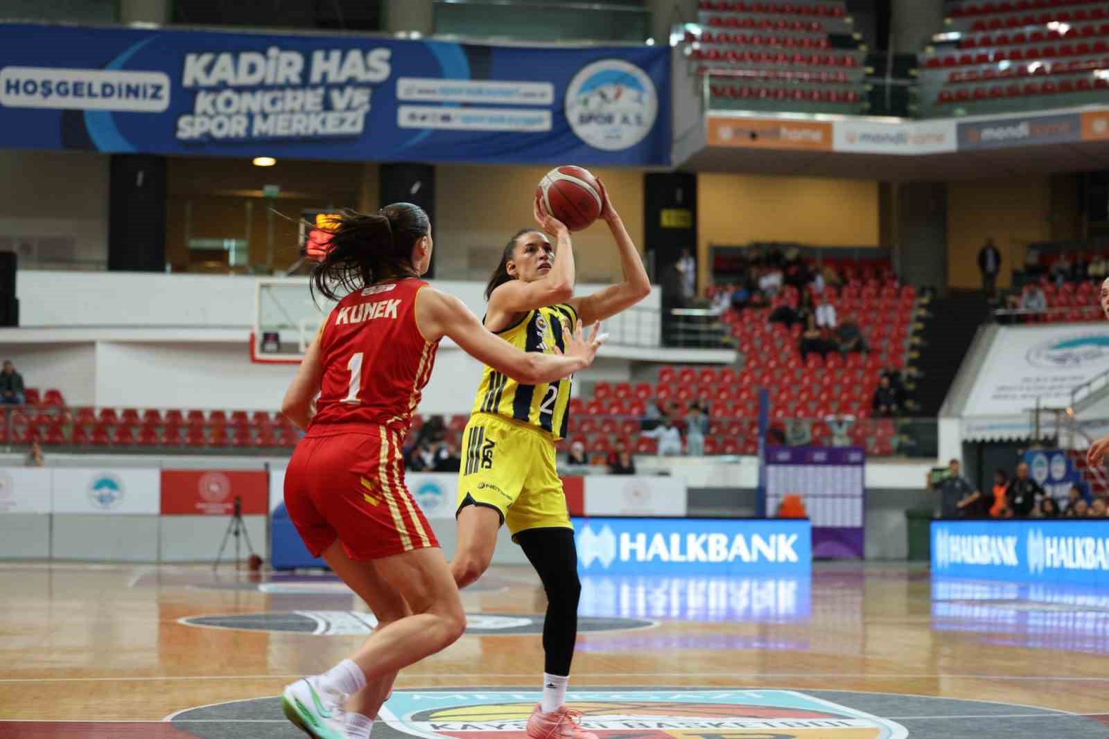 kadinlar basketbol super ligi melikgazi kayseri basketbol 79 fenerbahce opet 93 1