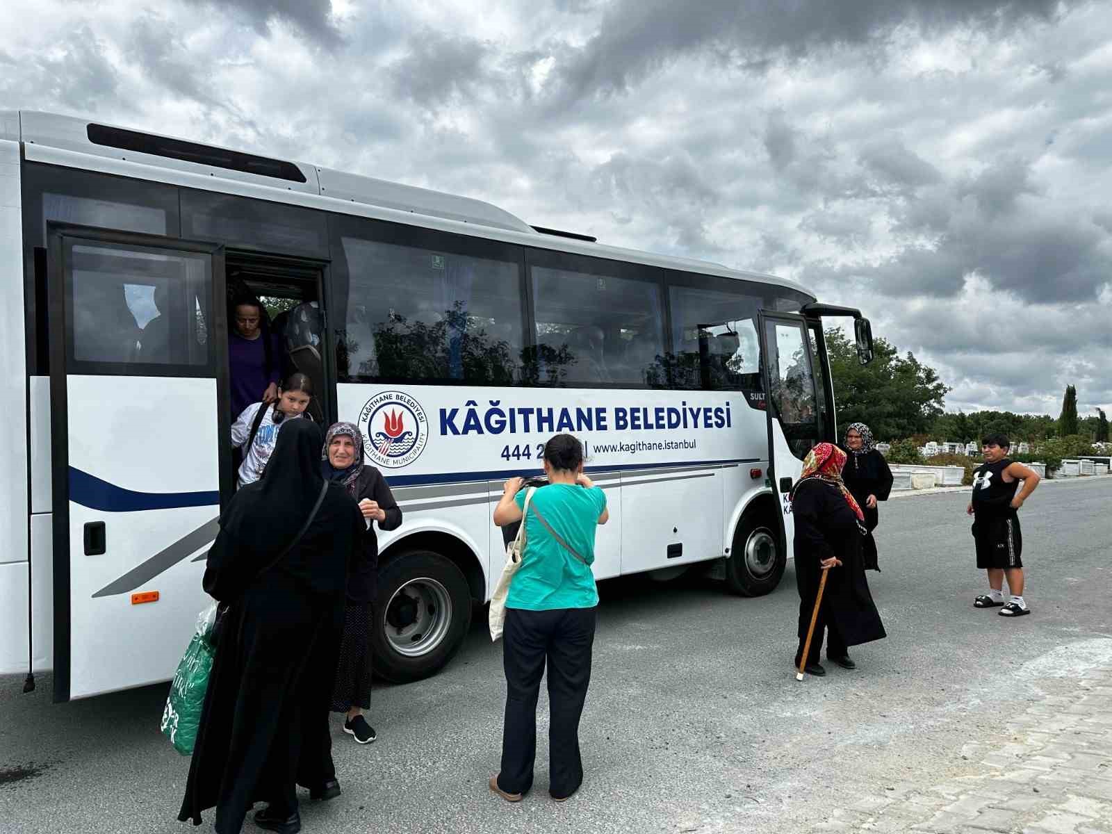 kagithane belediyesinden vatandaslara mezarlik ziyareti kolayligi 0 pVpCb8yI
