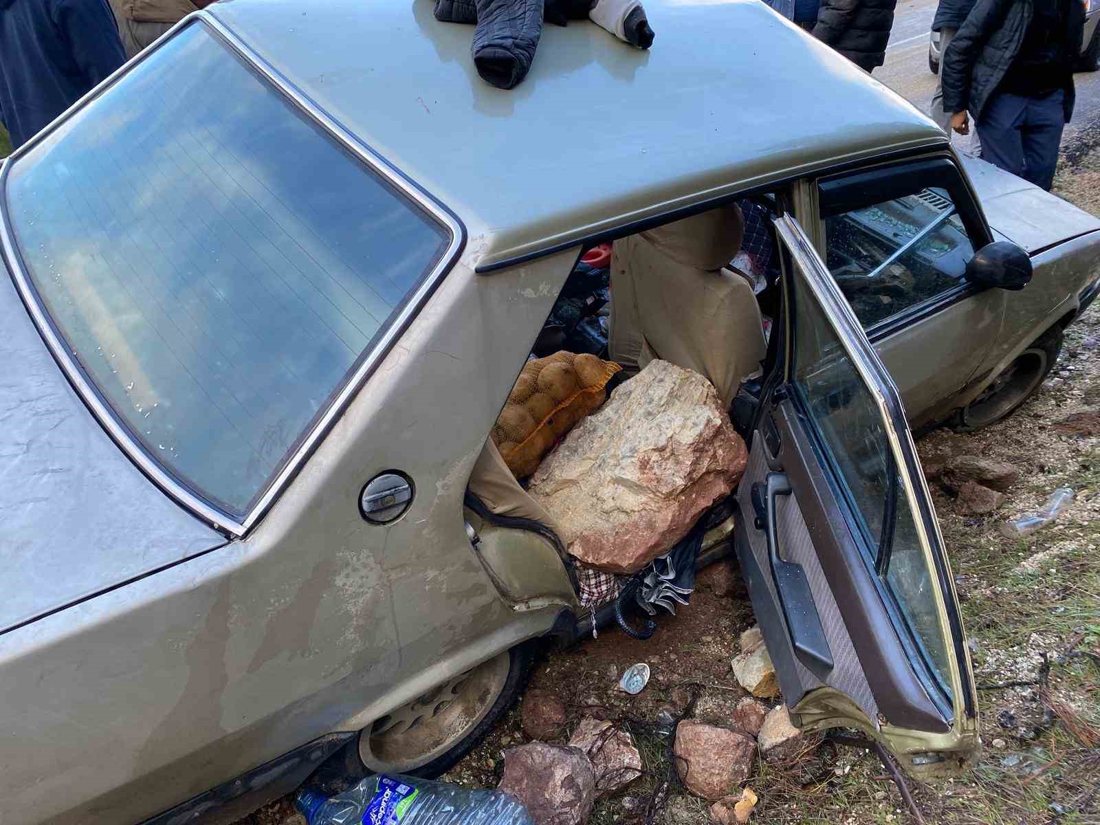 kahramanmarasta kopan kaya parcasi otomobile isabet etti 2si agir 4 yarali 3 YHlM7s9w