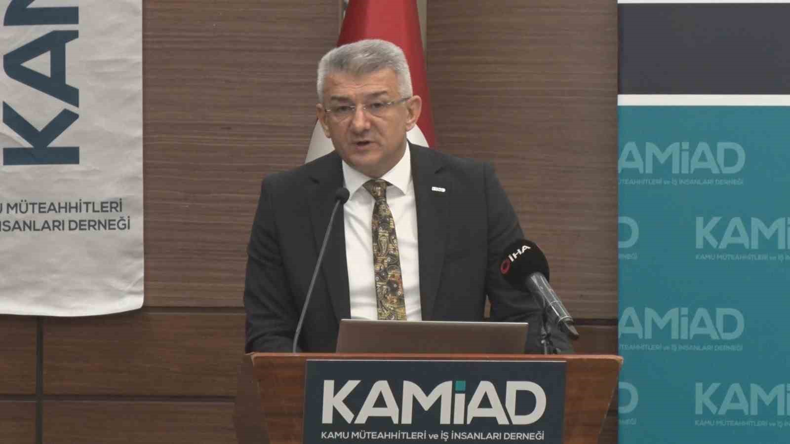 kamiad genel baskani adiguzel bizler devletimizin yukunu omuzlayan ulkenin kalkinma projelerinde aktif gorev alan