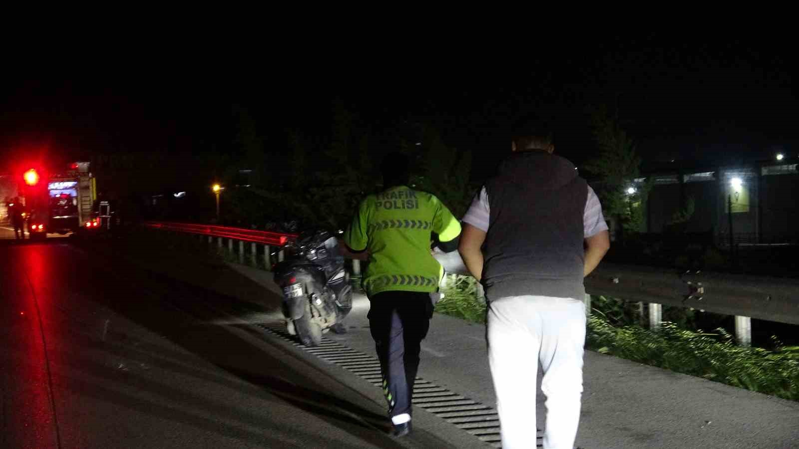 kamyonet ile motosiklet carpisti 1 agir yarali 3 28OHTspp
