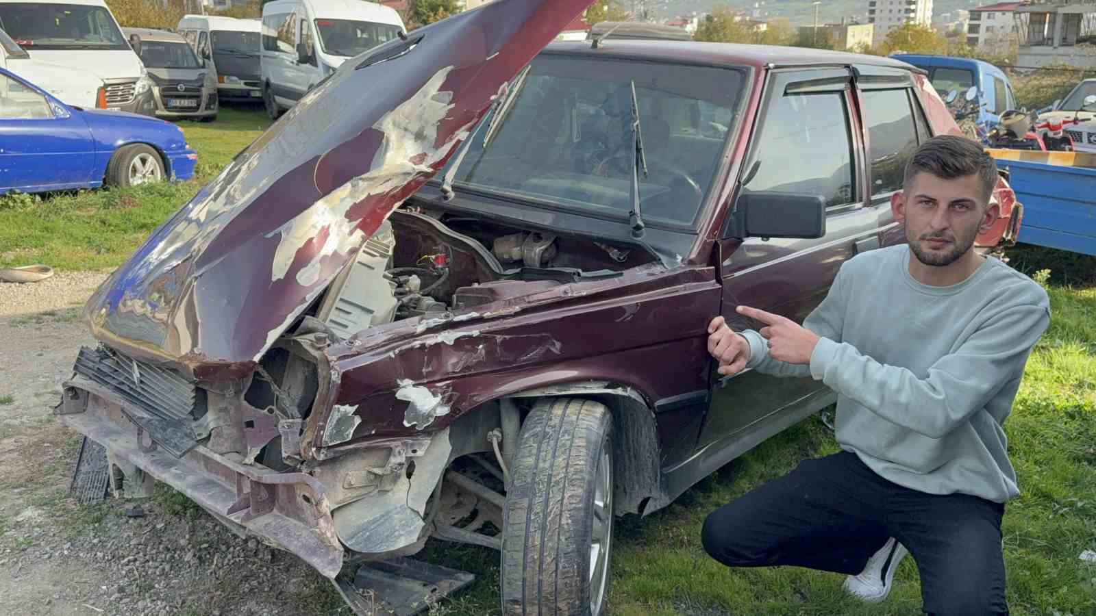 kamyonun carpip kactigi kazada genc surucu yaralandi kaza ani guvenlik kamerasinda 0 nSYtJ18t