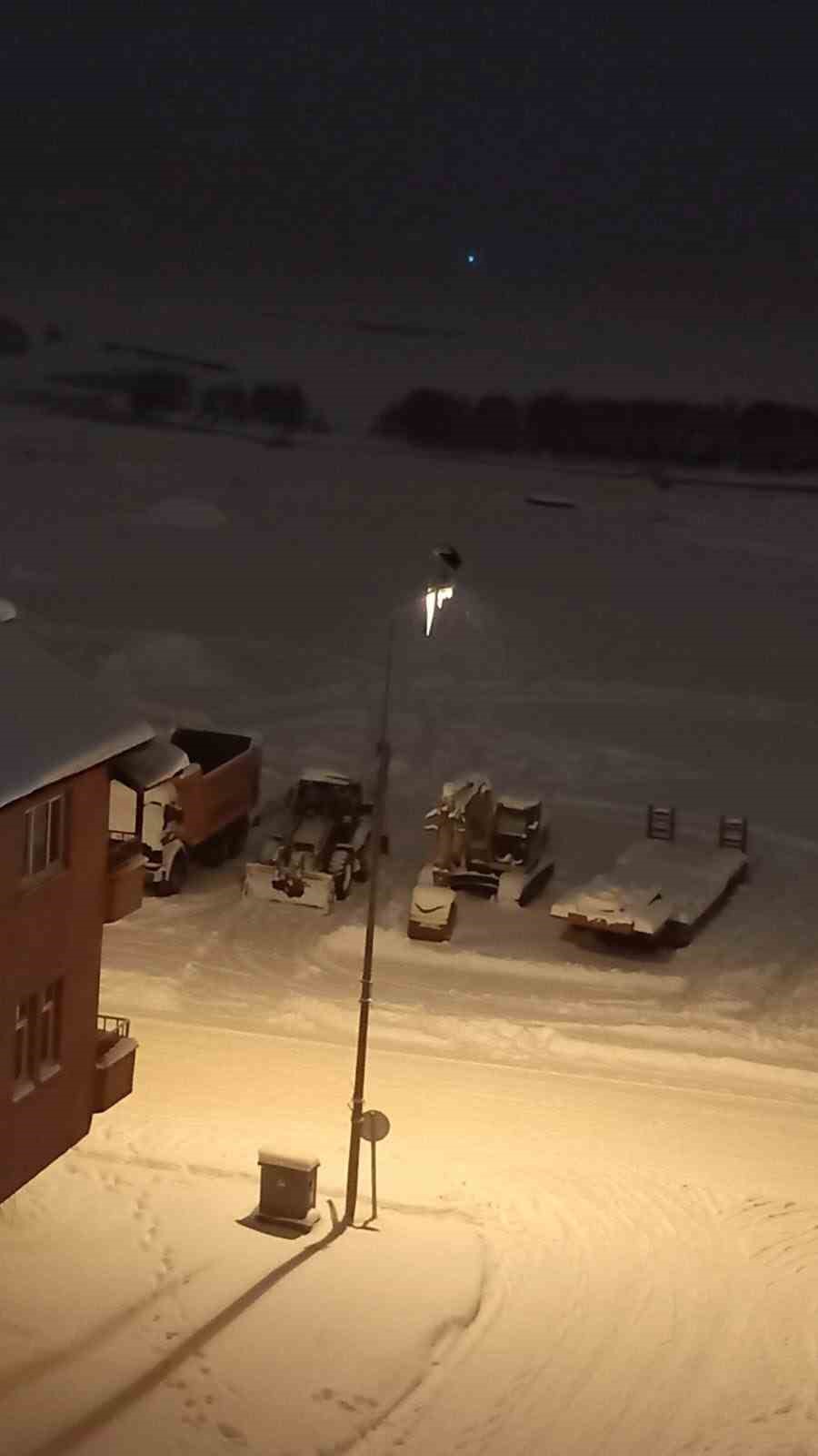 kar ve soguga ragmen elektrik direginde ayakta duran leylek dikkat cekti 1 EllKXVcf