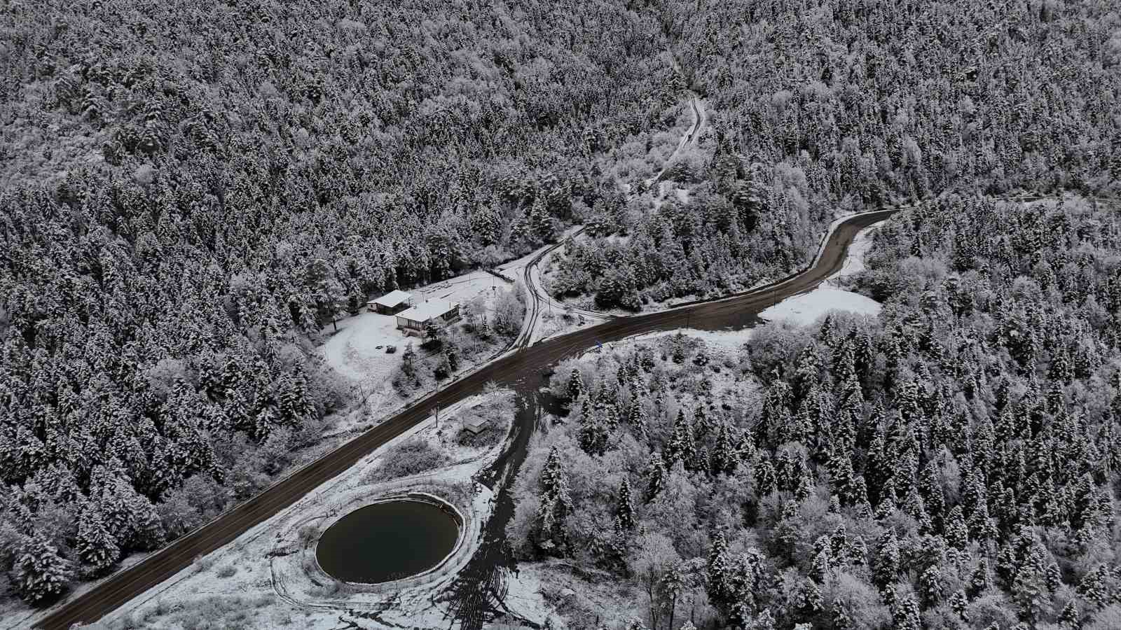 karabukte kar manzaralari dronla goruntulendi 3 qpIMinIZ