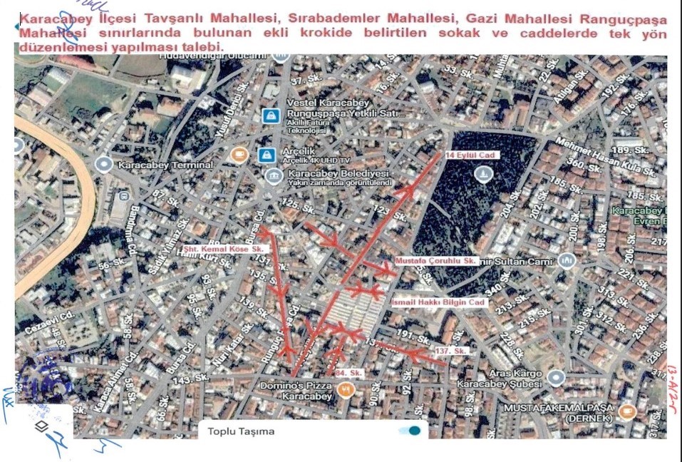 karacabeyde tek yon uygulamasi basladi 1 VAO1dyNz