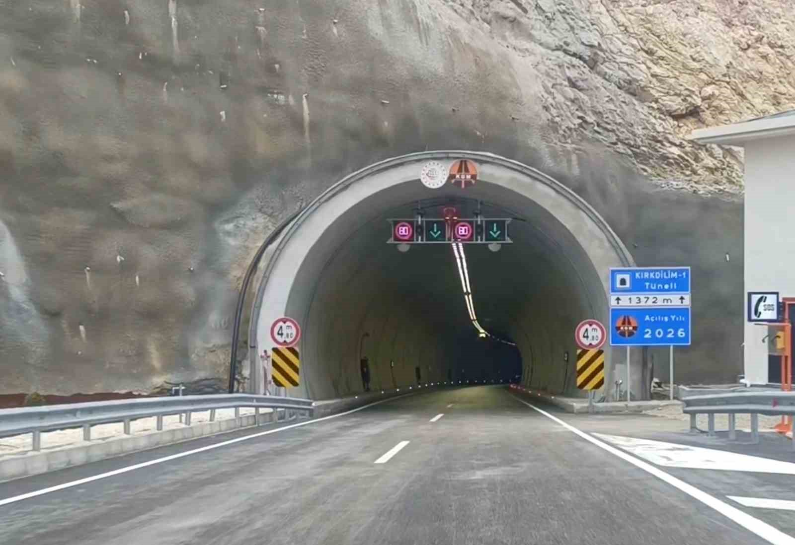 karadenizi ic anadoluya baglayan kirkdilim tunelleri trafige acildi 1