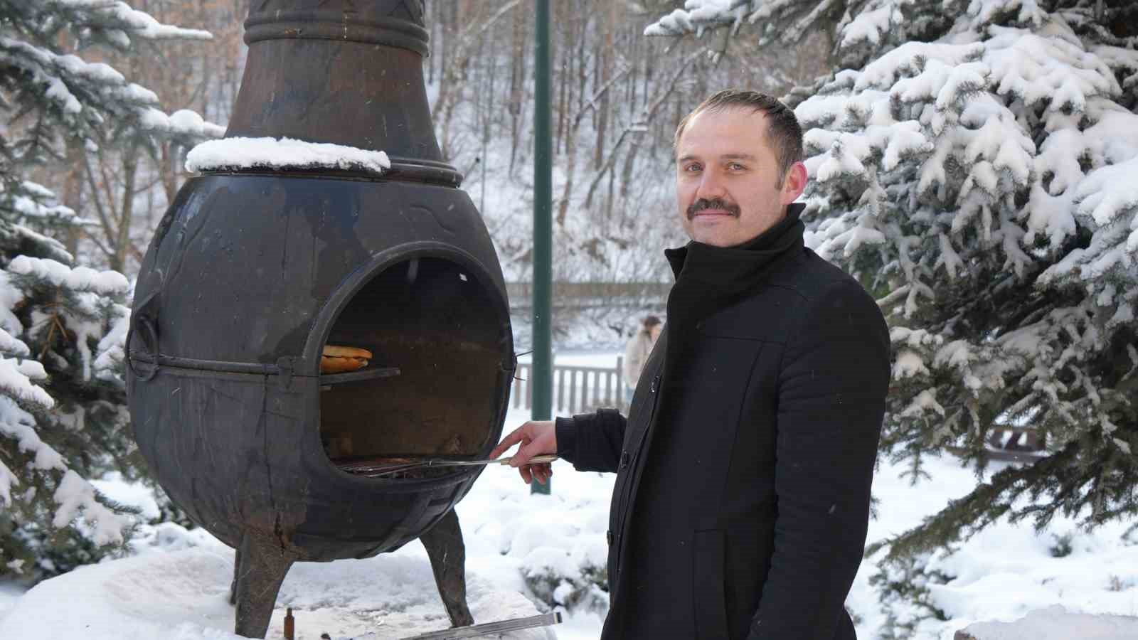 karagol tabiat parki beyaza burundu golun yuzeyi buz tuttu 3
