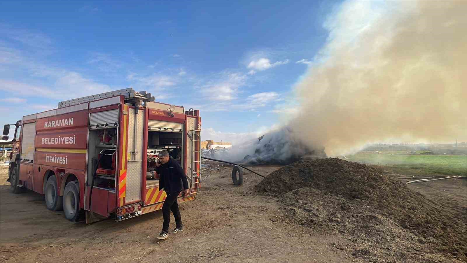 karamanda 300 ton saman balyasi kul oldu 6 tsbF5BSn
