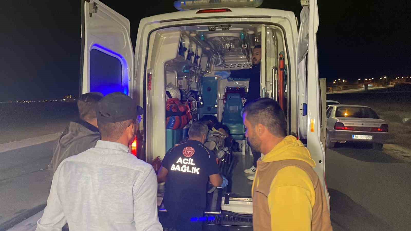 karamanda devrilen motosikletin genc surucusu agir yaralandi 1 cLK7cfin