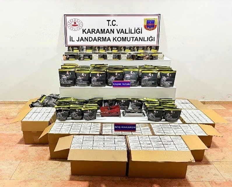 karamanda kacak sigara ile 420 adet fosil ele gecirildi 12 kisi tutuklandi 1 TDMje3dQ
