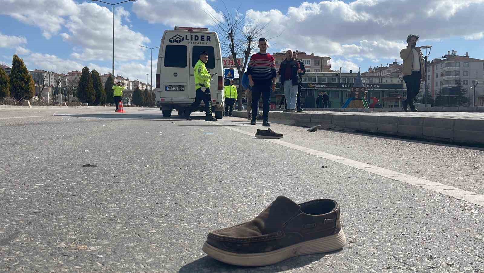 karamanda minibusun carptigi yaya agir yaralandi 3 D6eqrnlO