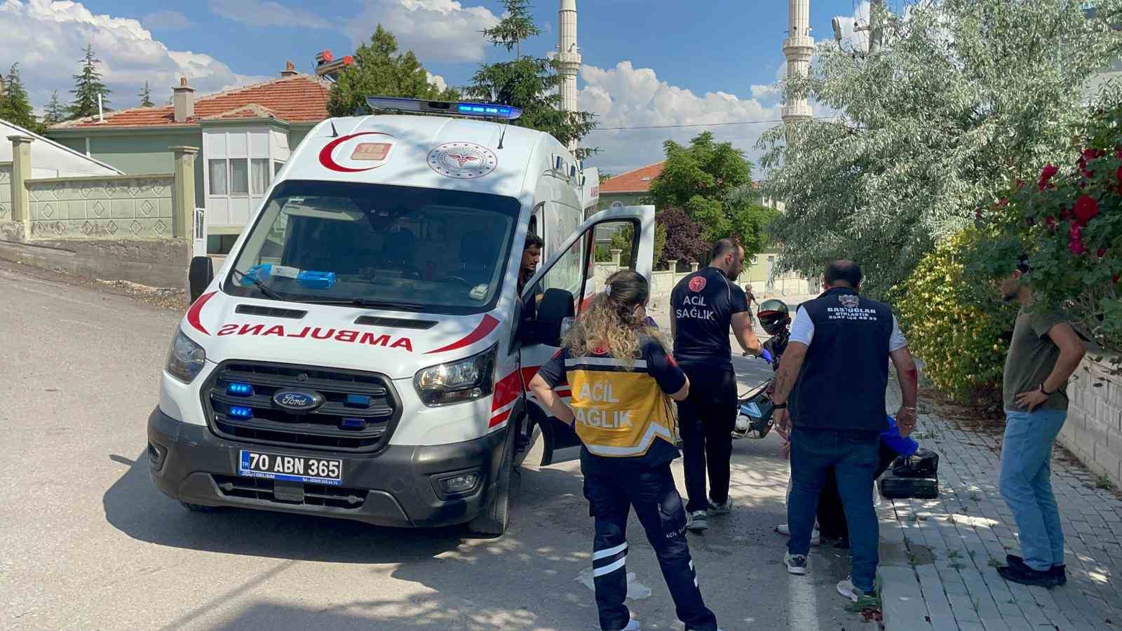 Karaman’da motosiklet devrildi: 3 yaralı 5 karamanda motosiklet devrildi 3 yarali 1 HL3WUyfa