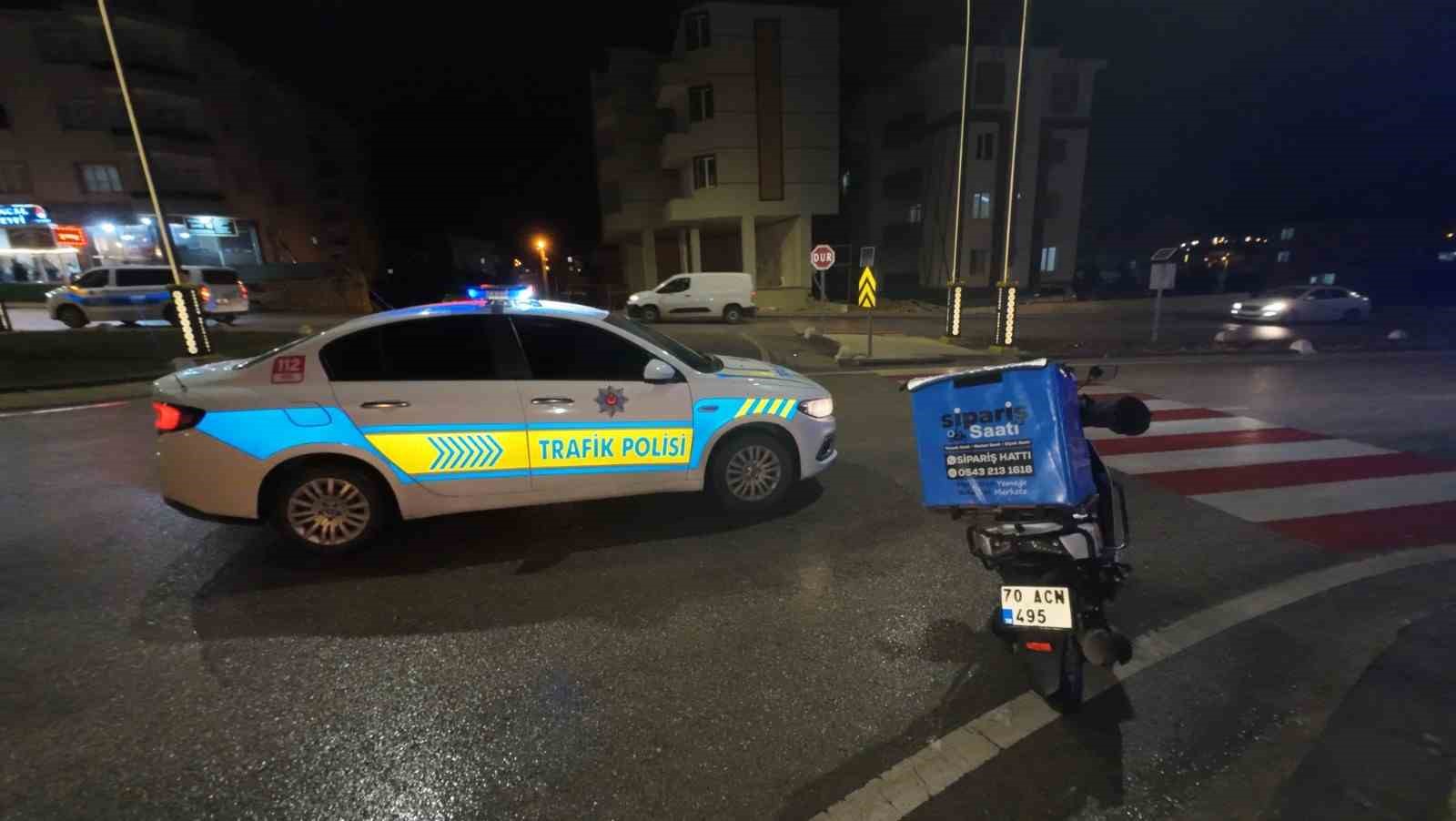 karamanda motosiklet kazasi 1 yarali 0