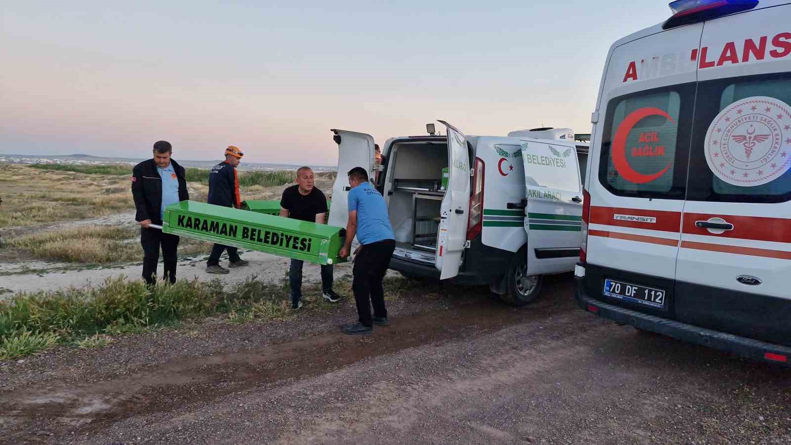 karamanda otomobil dereye devrildi 3 cocuk hayatini kaybetti 4 kisi yaralandi 3