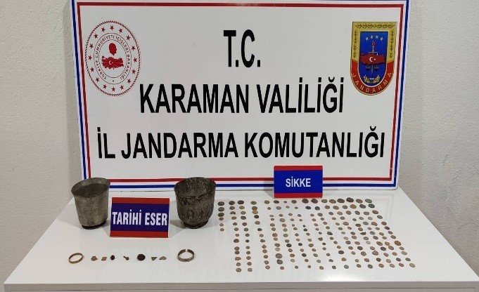 Karaman’da tarihi eser ele geçirildi: 6 tutuklama 4 karamanda tarihi eser ele gecirildi 6 tutuklama 0 XA9VGVYD