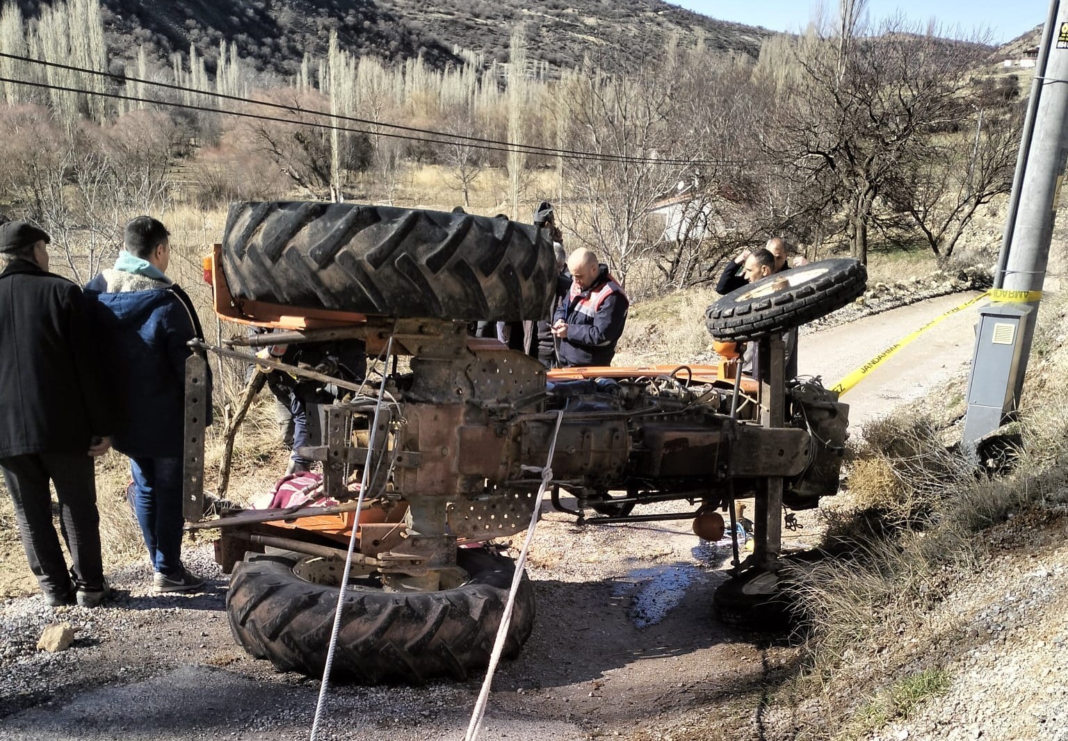 karamanda traktor kazasi 1 olu 1 yarali 1 uGihfvmi