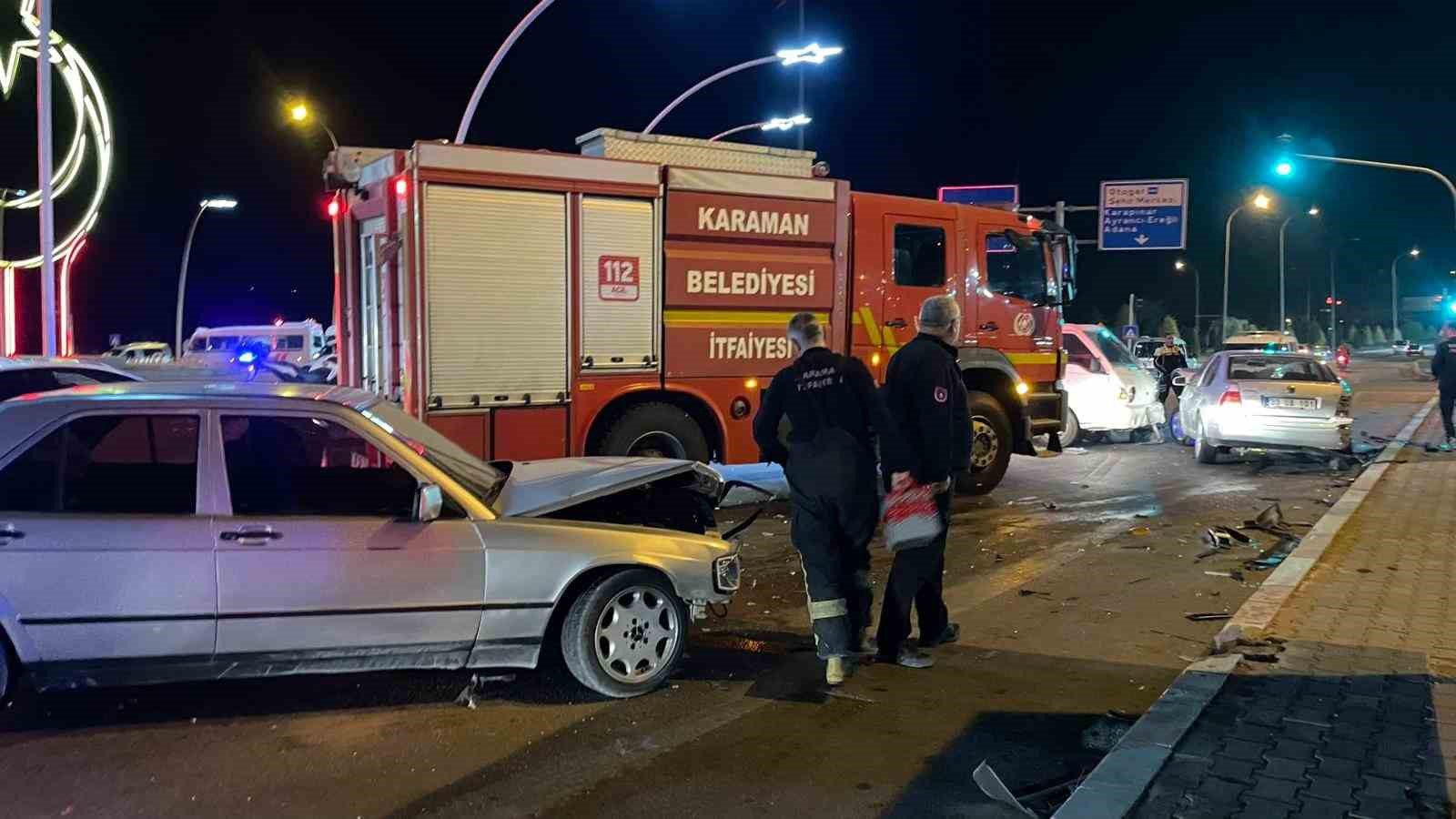 karamanda uc arac kavsakta carpisti 1 yarali 3 A2YCh7up
