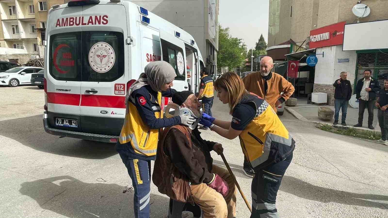 karamanda yasli adamin yaralandigi kaza ani kameraya yansidi 3 3Nc5YKvK