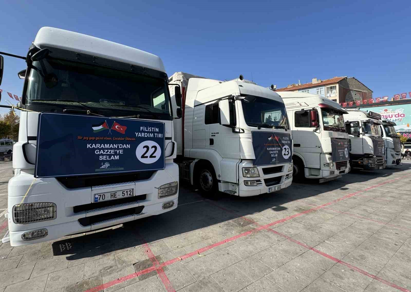 karamandan gazzeye 6 yardim tiri dualarla ugurlandi 1 SHK6rjhM