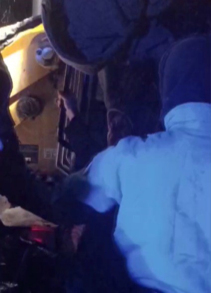 karla kapanan yol acildi zehirlenen vatandas kurtarildi 1 bz7zFKEG
