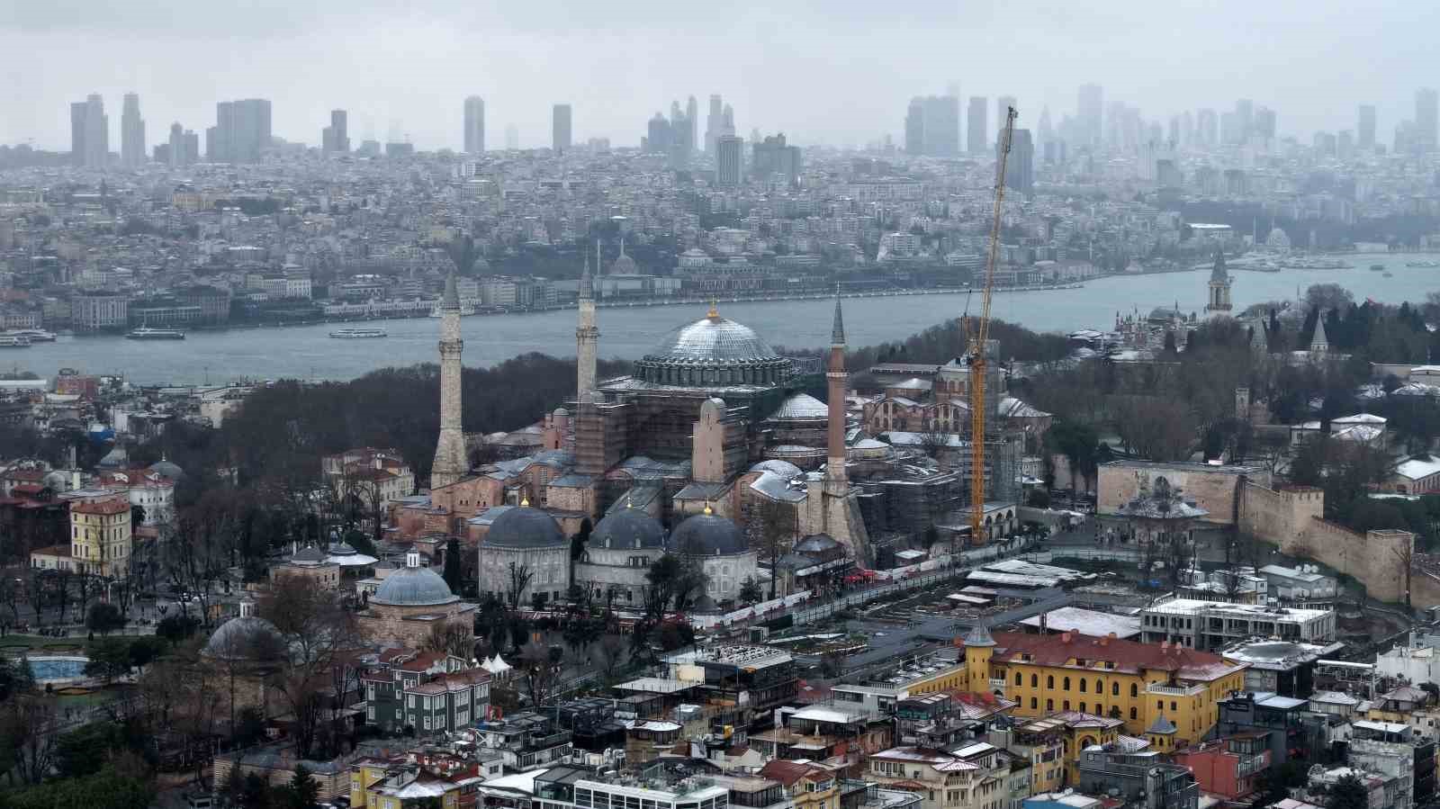 karli havanin etkili oldugu tarihi yarimada havadan goruntulendi 3 kgeGPXCv