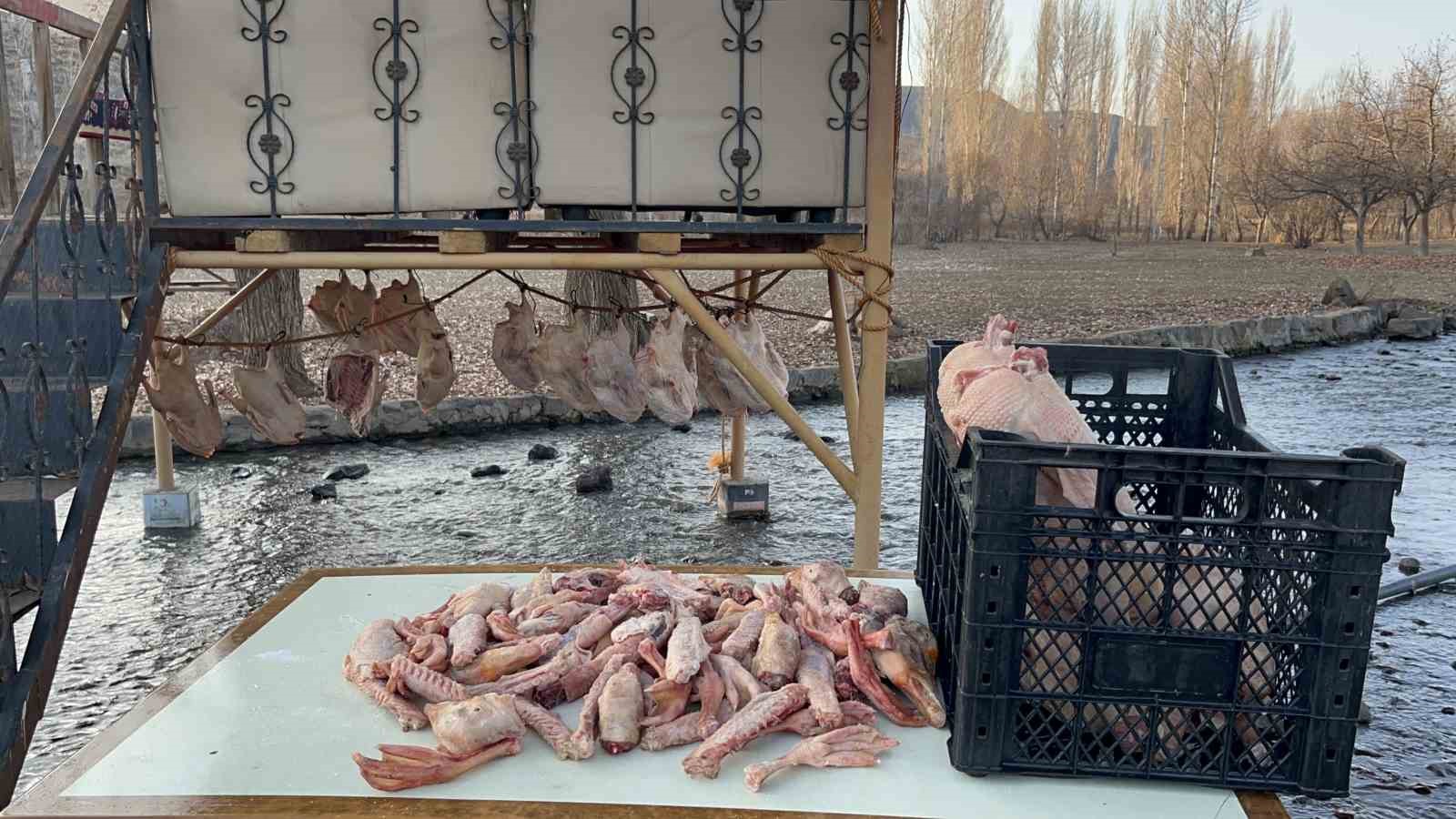 kars kazi geleneksel yontemlerle kurutuluyor kis sofralarinin vazgecilmezi hazirlaniyor 2 Kd6HuriS