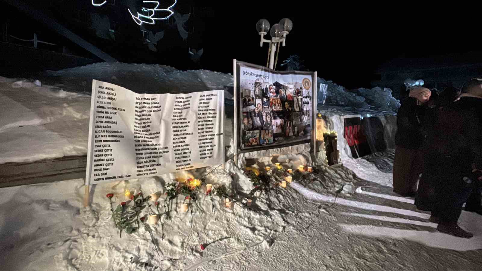 kartalkaya yangin faciasinin birinci yildonumunde acili aileler otel onunde bir araya geldi 6 68XqcTX3