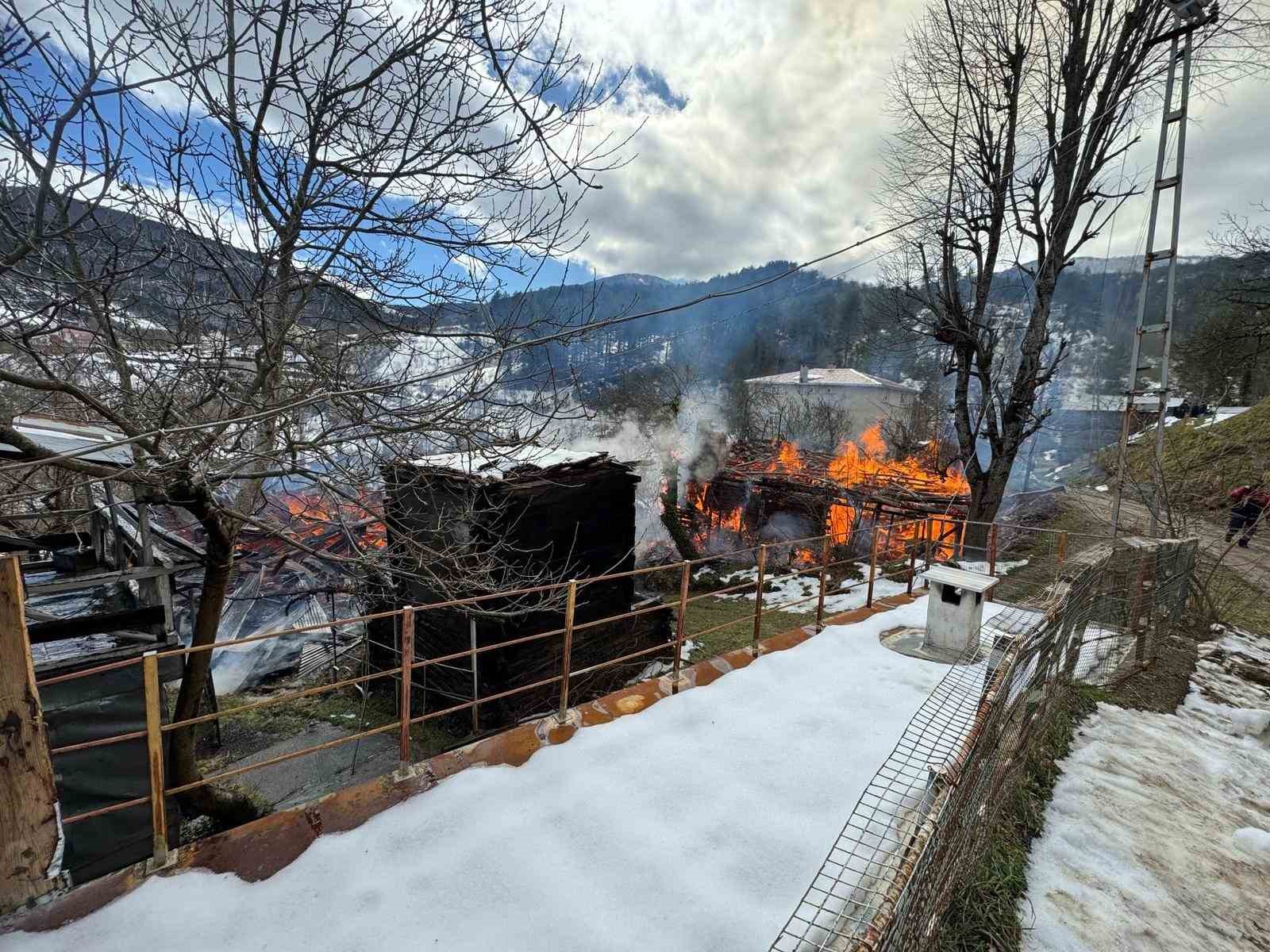 Kastamonu’da 2 ev ve bir ambar alev alev yandı 5 kastamonuda 2 ev ve bir ambar alev alev yandi 1