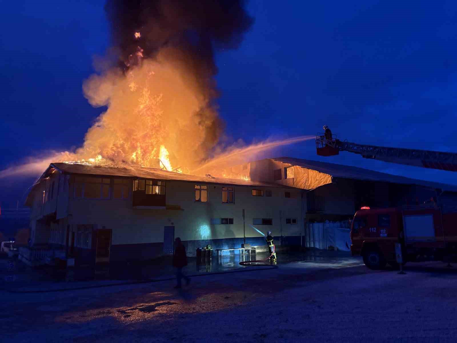 kastamonuda fabrika yangini 0