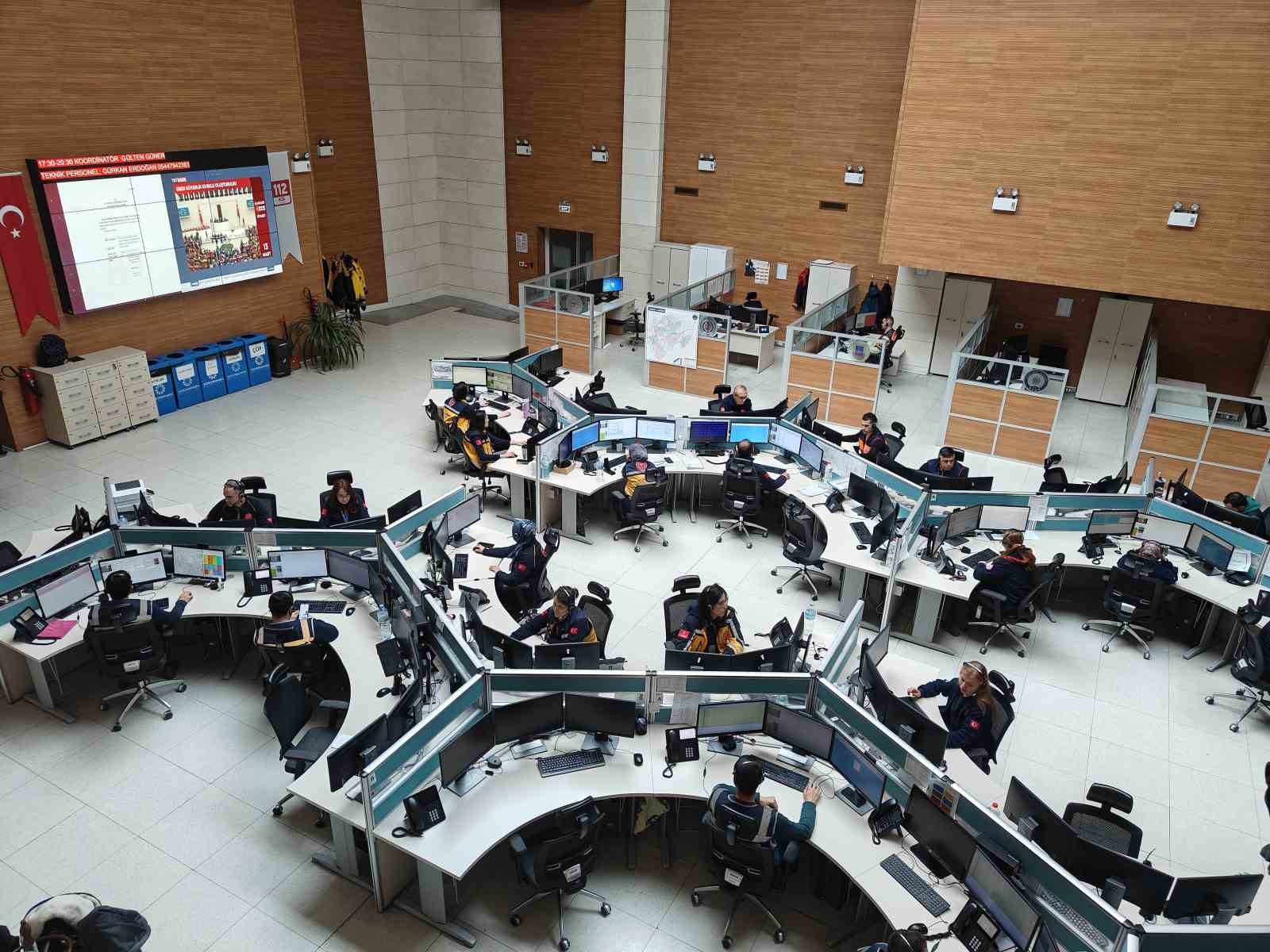 kayseri 112 acil cagri merkezi 2025te 1 milyon 500 bin cagriyi cevapladi 1
