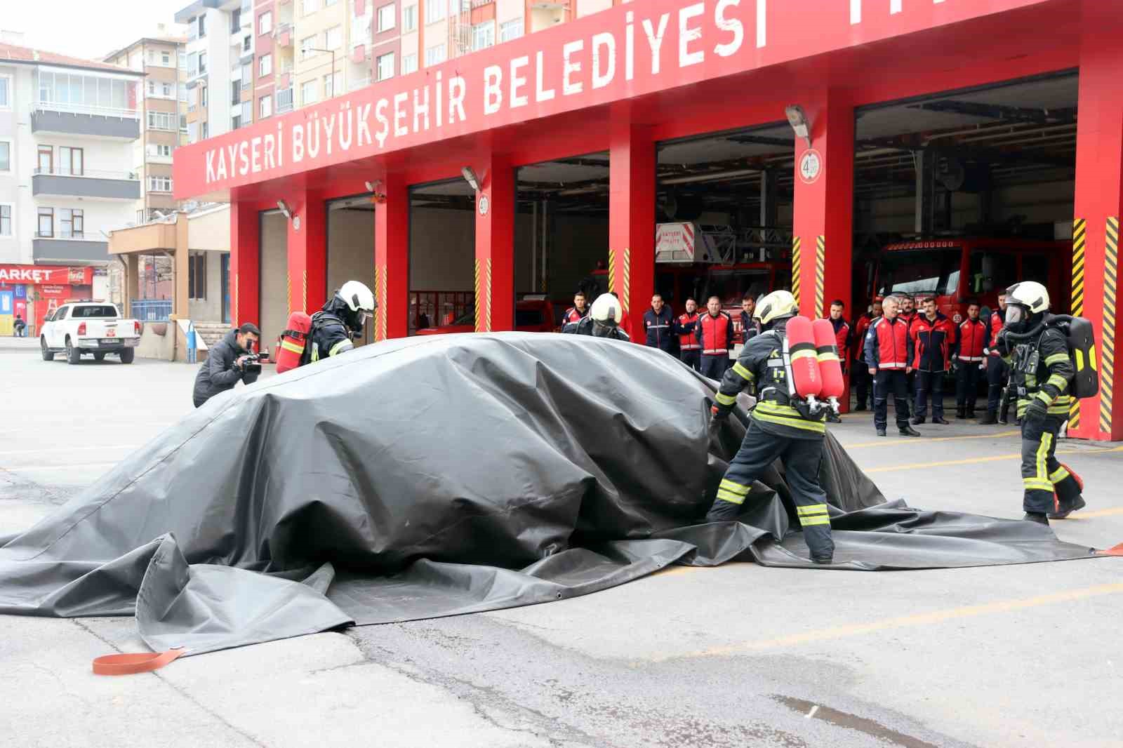 kayseri itfaiyesi elektrikli arac yanginlari icin teyakkuzda 5 aiE6fE3s
