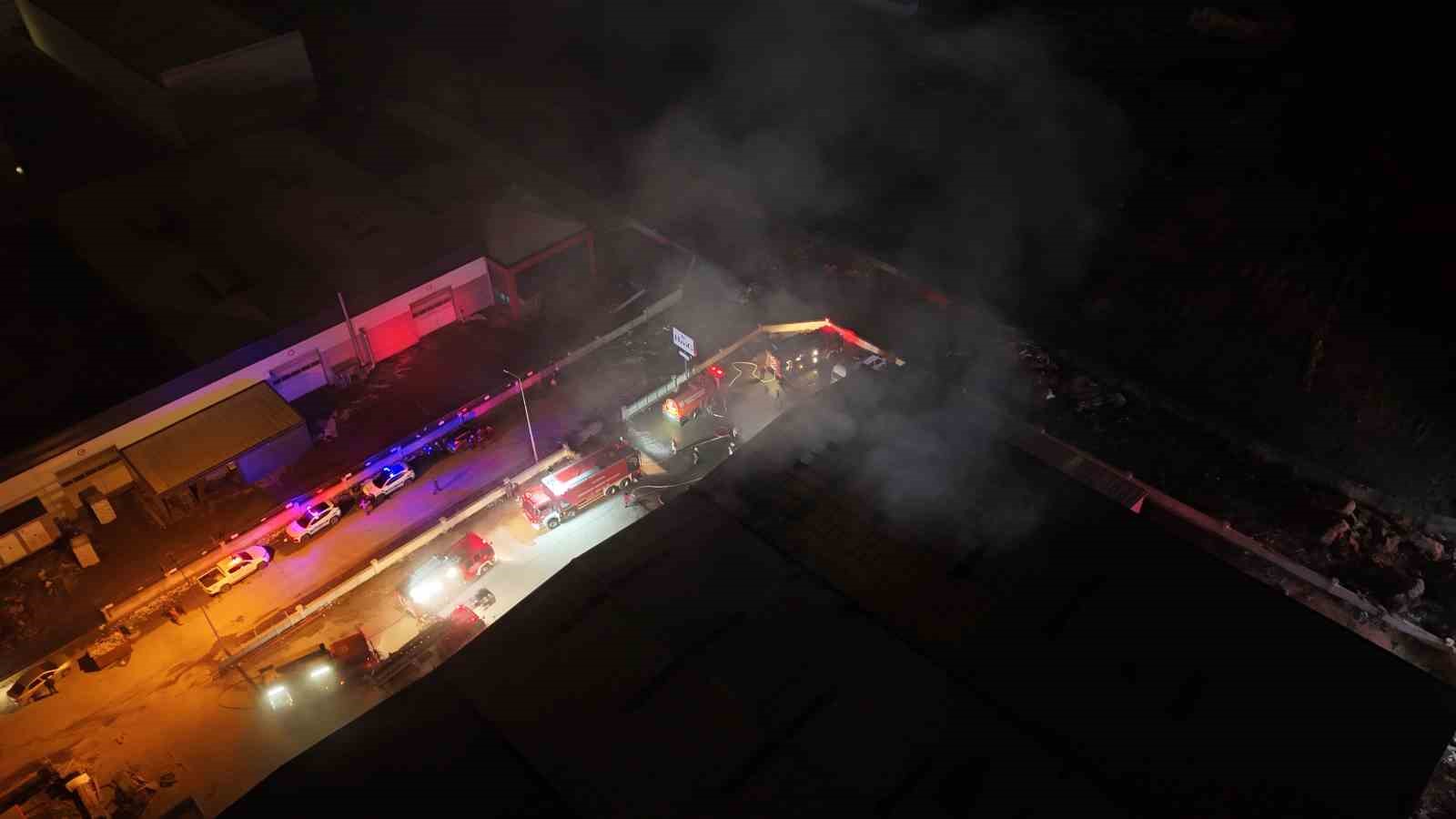 kayseride mobilya fabrikasinda yangin 2