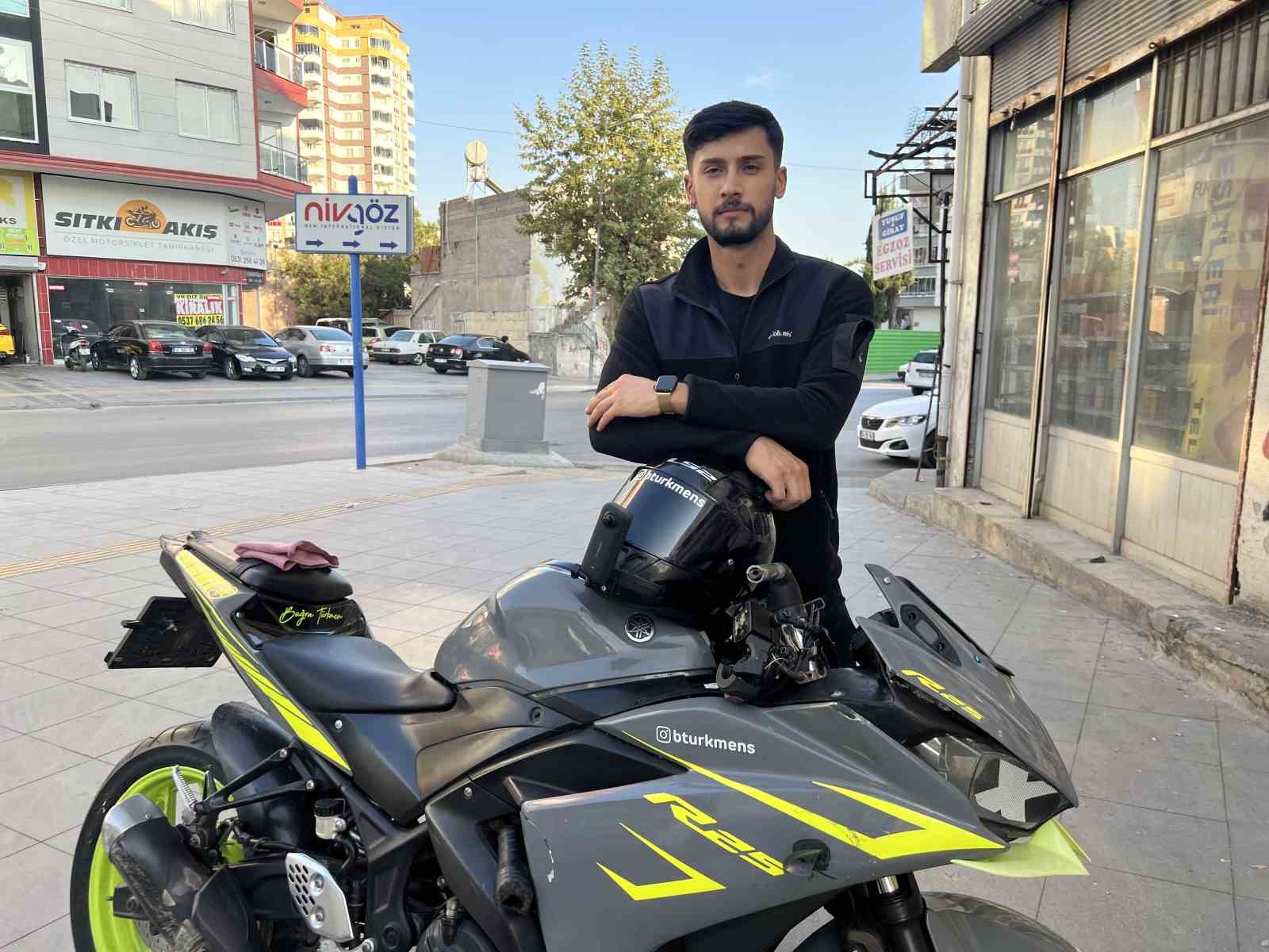 Kaza üstüne kaza geçirdi, motosiklet sevdasından vazgeçmedi 7 kaza ustune kaza gecirdi motosiklet sevdasindan vazgecmedi 3
