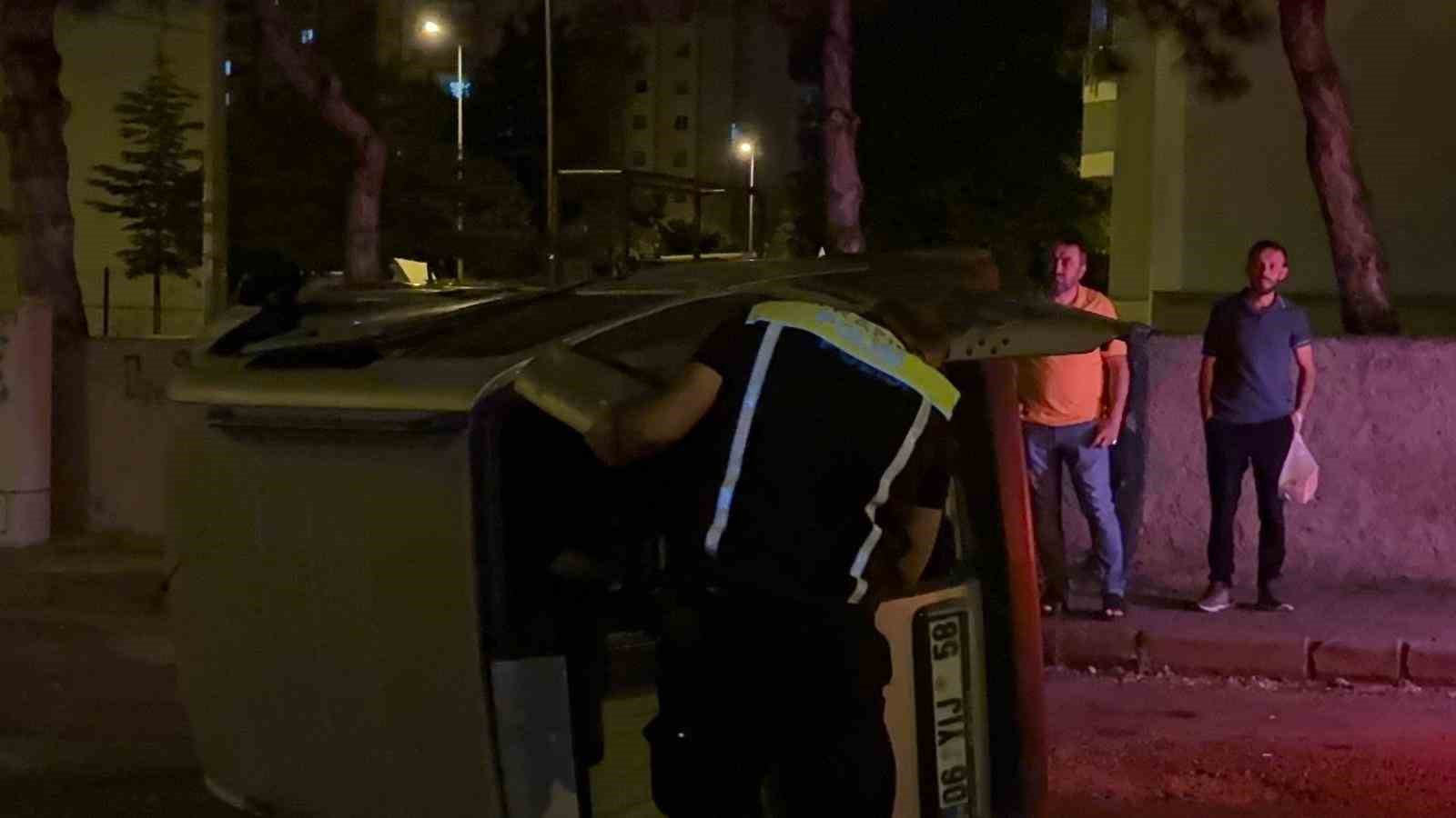 kaza yaptigi araciyla gitmek istedi ekiplere zor anlar yasatti 3 DeYsjZIT