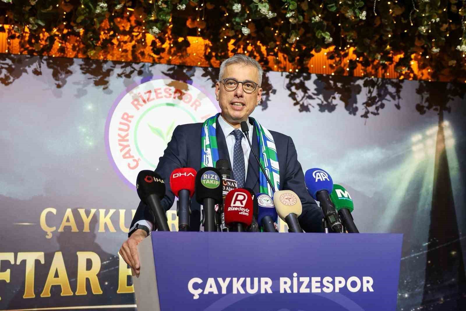 Kemal Memişoğlu "Rizespor Süper Lig’deki spor kulüplerine örnek olan davranış ve yapı içerisinde" 4 kemal memisoglu rizespor super ligdeki spor kuluplerine ornek olan davranis ve yapi icerisinde 0 jTpVbOAY