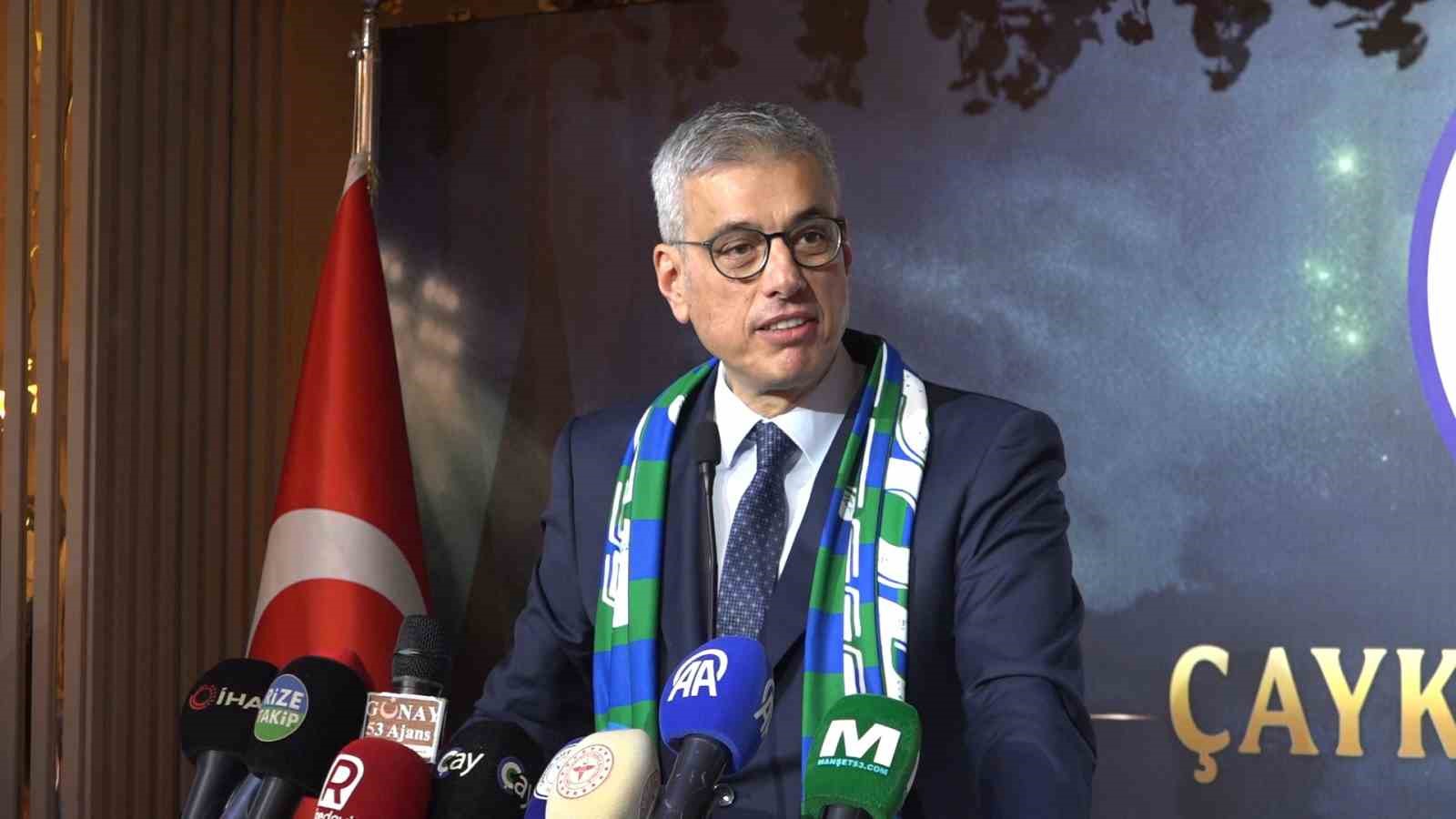 Kemal Memişoğlu "Rizespor Süper Lig’deki spor kulüplerine örnek olan davranış ve yapı içerisinde" 5 kemal memisoglu rizespor super ligdeki spor kuluplerine ornek olan davranis ve yapi icerisinde 1 XaH3jelX