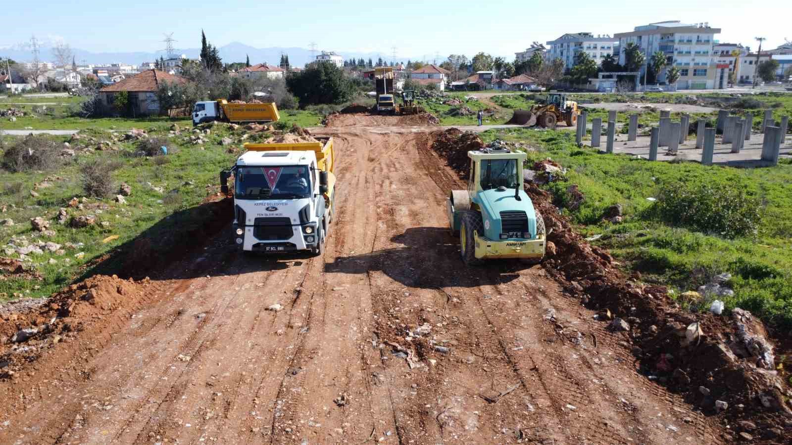 kepez belediyesinden baraj mahallesine yeni yol ve otopark 2 b8eR4Kwk