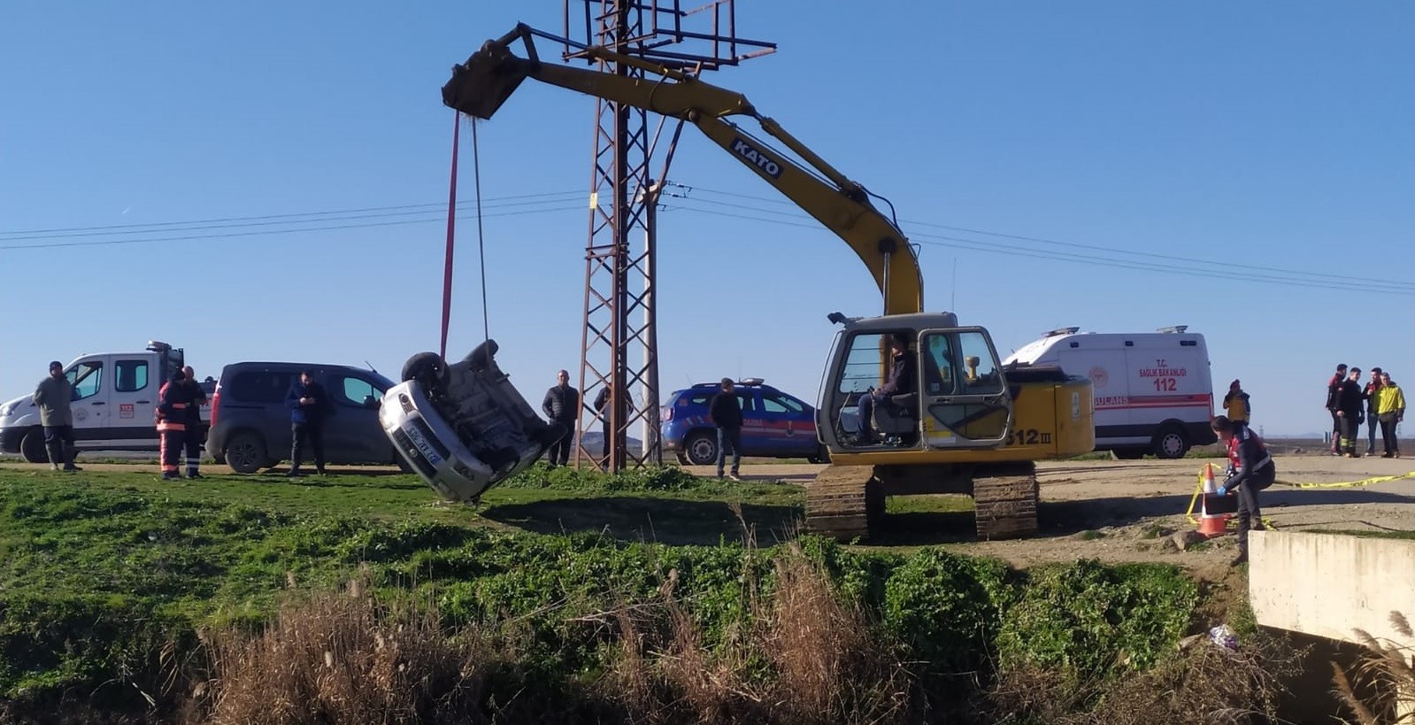 kesanda sulama kanalina dusen otomobilin surucusu hayatini kaybetti 0 ItsyI4uq