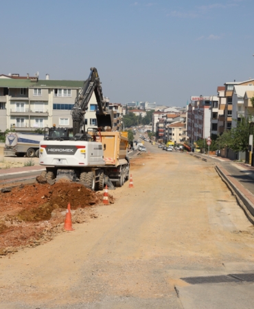 kestel-egitim-caddesi-yenileniyor