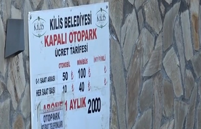 kilis belediyesine ait kapali otoparkta yuzde 100 zam 0 fFXbRNPB