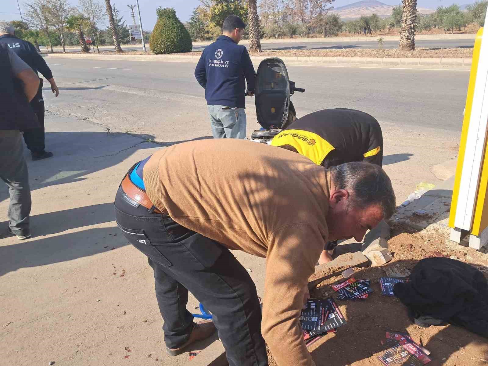 kiliste cip ile motosiklet carpisti 1 agir yarali 2