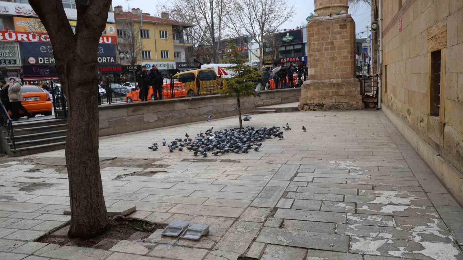 kirsehirde tarihi kapucu camii guvercinlerin yuvasi oldu 0 vUPKQU8k