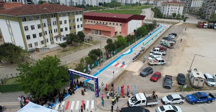 kizilcikli mahallesinde trafik egitim sokagi acildi 1 mW2ULcAR