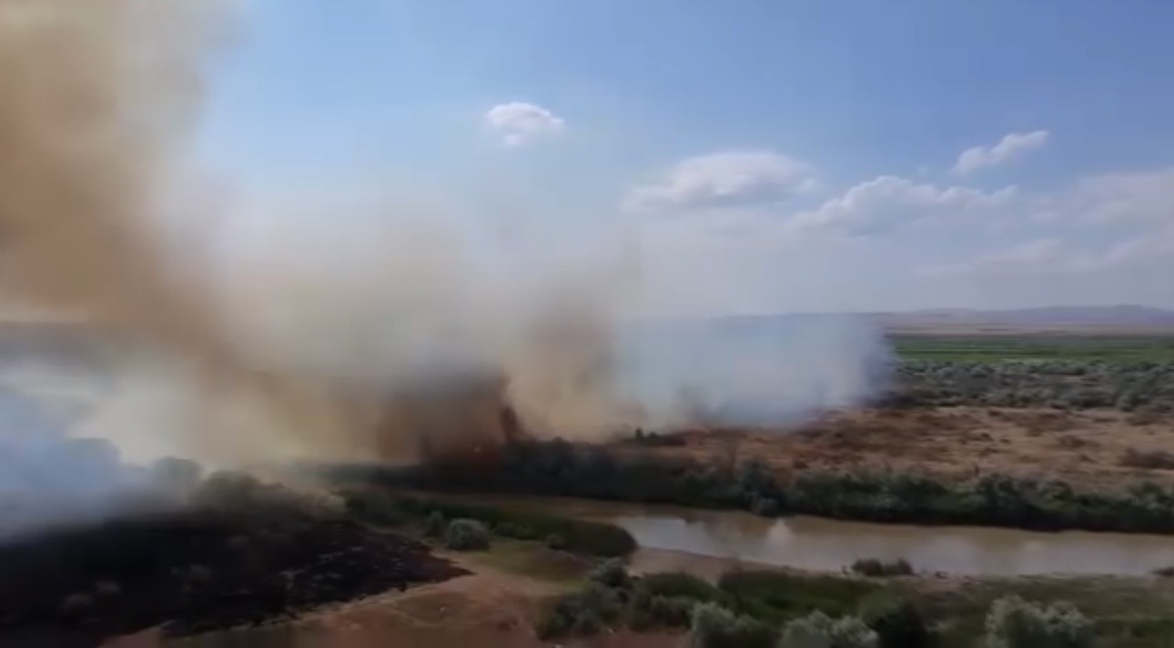 kizilirmak nehri cevresinde korkutan ortu yangini 0 bpd16Ebn